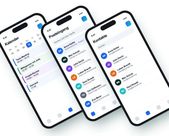 Web, Mobil, Desktop – und Ihr eigenes E-Mail-Programm